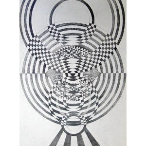 Ahsan Mohiuddin, 29.5 x 21.5 Inch, Pencil On Paper, AC-AMO-002